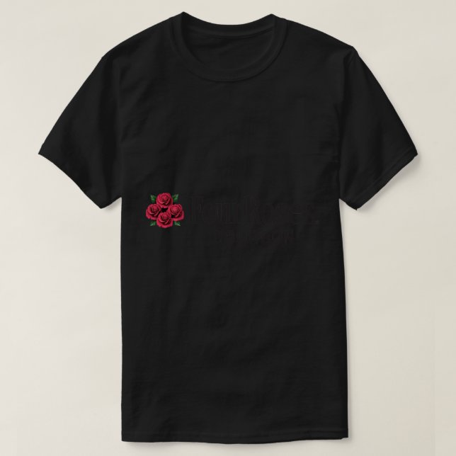 Four Roses Bourbon Sticker T Shirt (Design framsida)