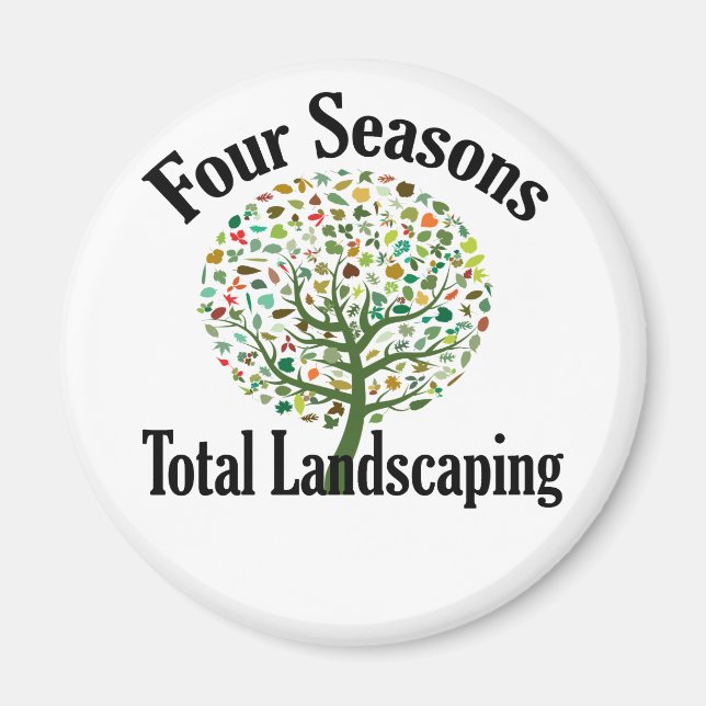 Four Seasons Total Landscaping  Magnet (Framsidan)