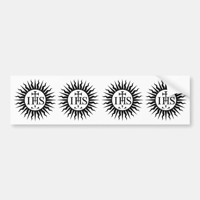 FOUR Society of Jesus (Jesuits) Bildekal (Framsidan)