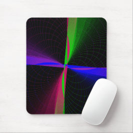 Four-Way Geometric Wave Mouse Pad Musmatta