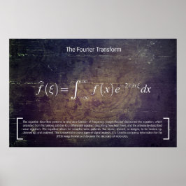 Fourieromvandlingen - Matematiken Poster