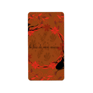 fourmi, affirmation positive ,phrase inspirante adressetikett