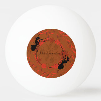 fourmi, bekräftelse positiv, fras inspirante pingisboll