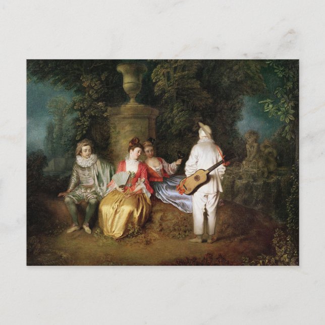 Foursome, 1713 vykort (Framsida)