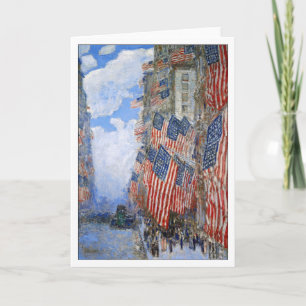 Fourth av Juli, 1916 av Childe Hassam Kort