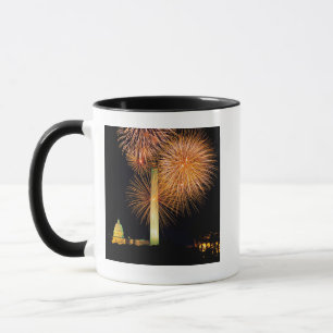 Fourth av Juli, fyrverkerivisning, horisont Mugg
