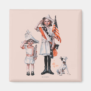 Fourth av Juli Magnet