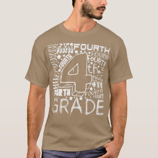 Fourth Grade Doodle Back To School Student Teacher T Shirt