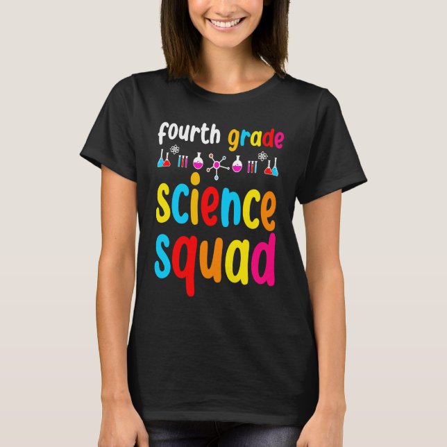 Fourth Grade Science T Shirt (Framsida)