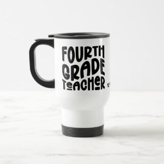 Fourth Grade Teacher | Minimalist Black Text Resemugg
