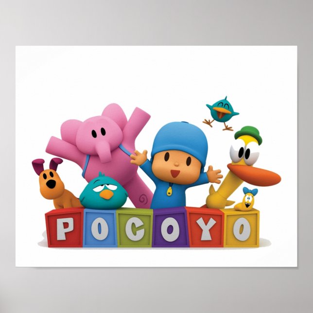 Fouryo Pocoyo Elly Pato TV 2019 Poster (Framsidan)