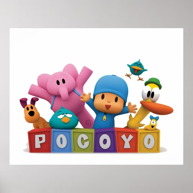Fouryo Pocoyo Elly Pato TV 2019 Poster (Framsidan)