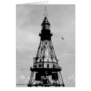 Fowey Sten Lighthouse Hälsningskort