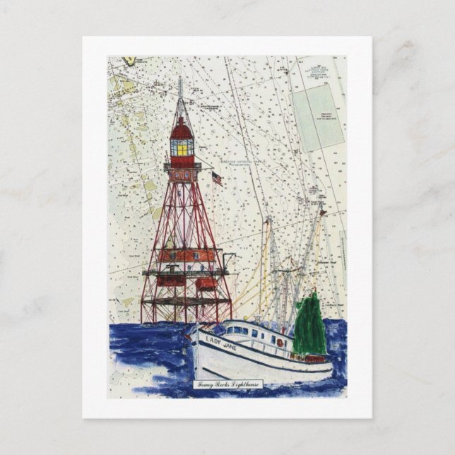 Fowey Sten Vykort (Framsida)