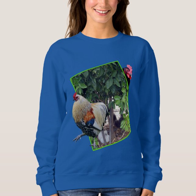 **"Fowl Play: Chicken Gömmer och söker i 3D"* T Shirt (Framsida)