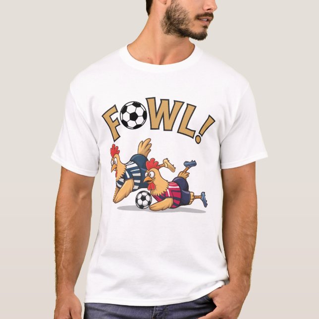 Fowl Play: Fotbollsvisning! T Shirt (Framsida)