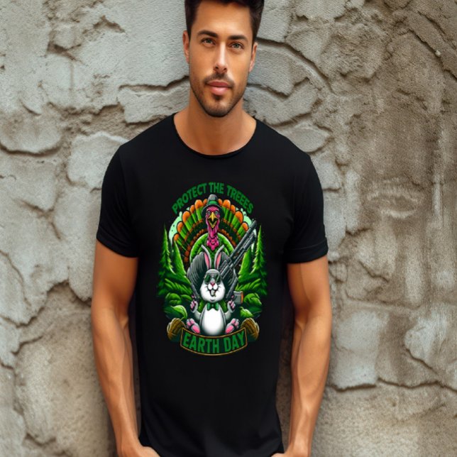 Fowl Vs. Päls: Feathery Showdown T Shirt (Skapare uppladdad)