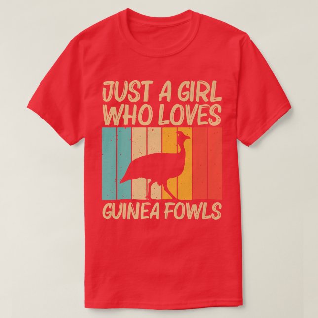 Fowldesign för flickor Kvinnor i Guinea T Shirt (Design framsida)