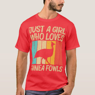 Fowldesign för flickor Kvinnor i Guinea T Shirt