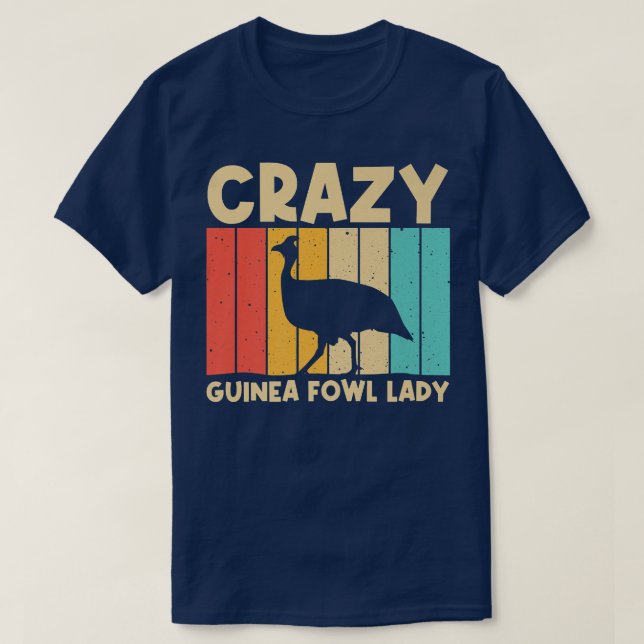 Fowldesign för kvinnor flickor Guinea T Shirt (Design framsida)