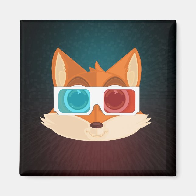 Fox - 3D Magnet (Framsidan)