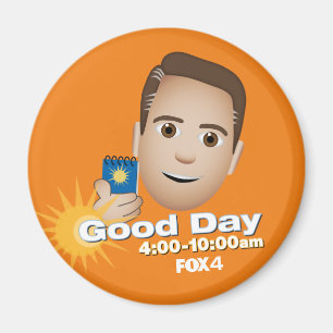 FOX 4 Bra Day Emoji Brandon Refrigerator Magnet