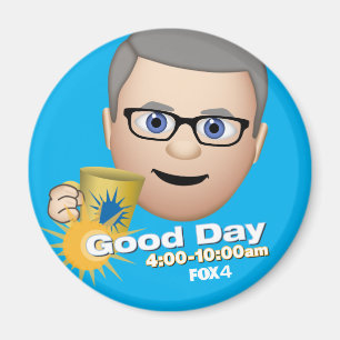 FOX 4 Bra Day Emoji Tim Refrigerator Magnet