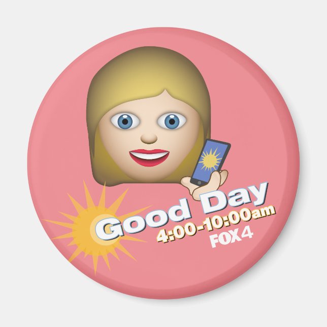 FOX 4 BRORS EMOJI LAUREN REFRIGERATOR MAGNET (Framsidan)
