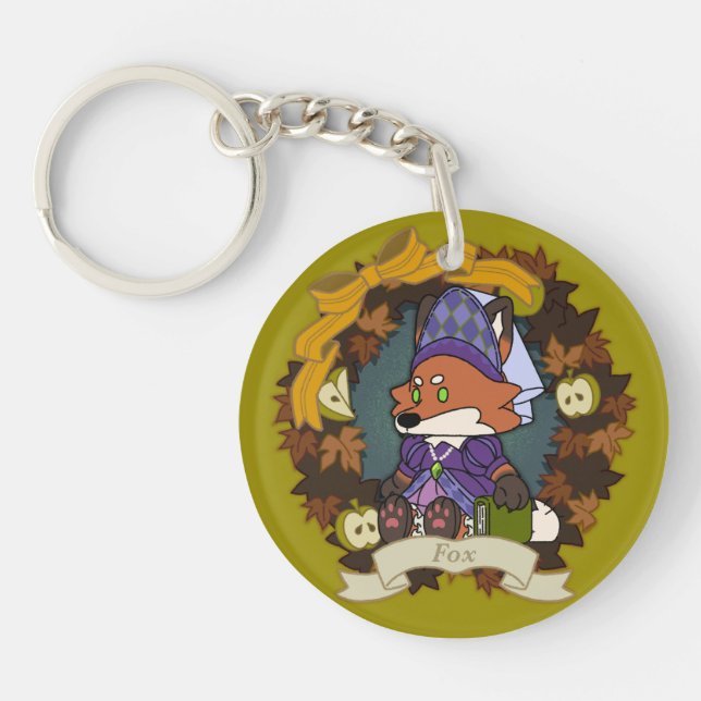 fox Acrylic Keychain (Framsidan)
