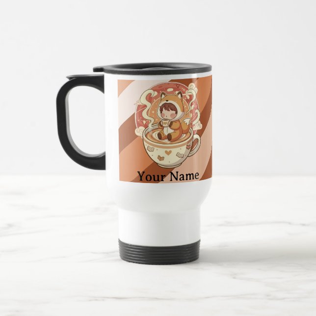 Fox Adventure & Books Travel Mug Resemugg (Vänster)
