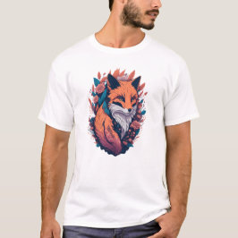 Fox Älskare Gift - Fox-teckning T Shirt