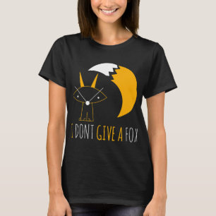 Fox Älskare I Dont Ge A Fox Abstrakt Pencil Drawin T Shirt
