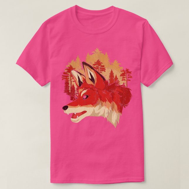Fox Älskare Wildlife Animal Natature Fox T Shirt (Design framsida)