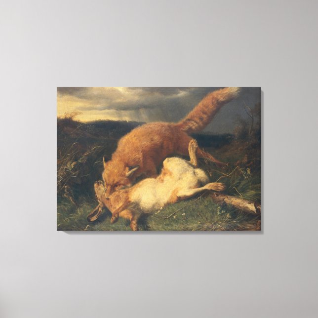 Fox and Hare, 1866 Canvastryck (Framsida)