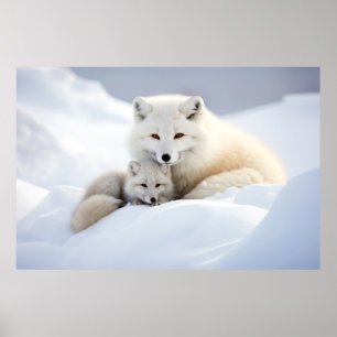 Fox Animal Vild Beauty Freedom Wilderness Wall Art Poster
