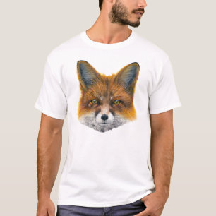 Fox ansikte - Färgning i akrylat T Shirt