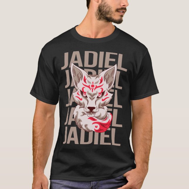 Fox Ansikte - Jadiel Namn T Shirt (Framsida)