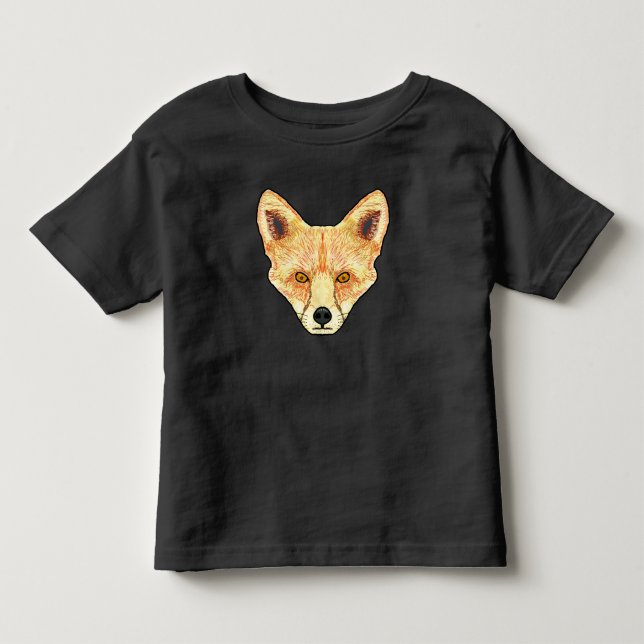 Fox Ansikte T Shirt (Framsida)