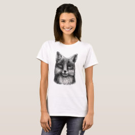 Fox ansikte T-Shirt