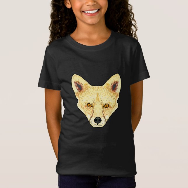 Fox Ansikte T Shirt (Framsida)