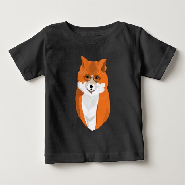 Fox är läsare t shirt (Framsida)