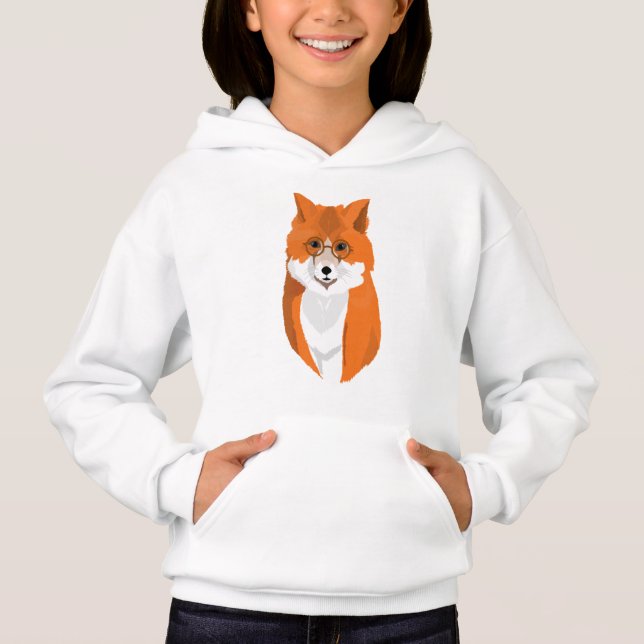Fox är läsare t shirt (Framsida)