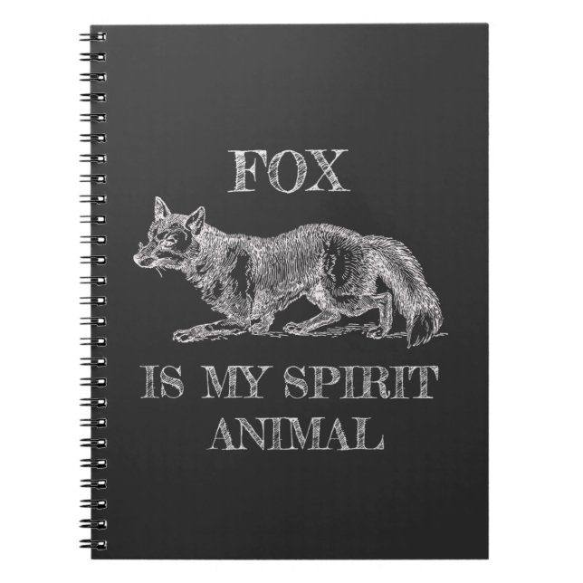 Fox är min lustiga citattecken från Anrit Animal. Anteckningsbok (Framsidan)