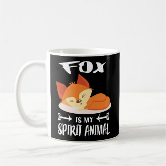 Fox är min själ på djur. kaffemugg