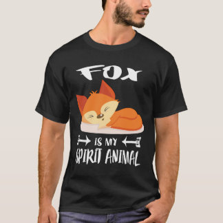 Fox är min själ på djur. t shirt