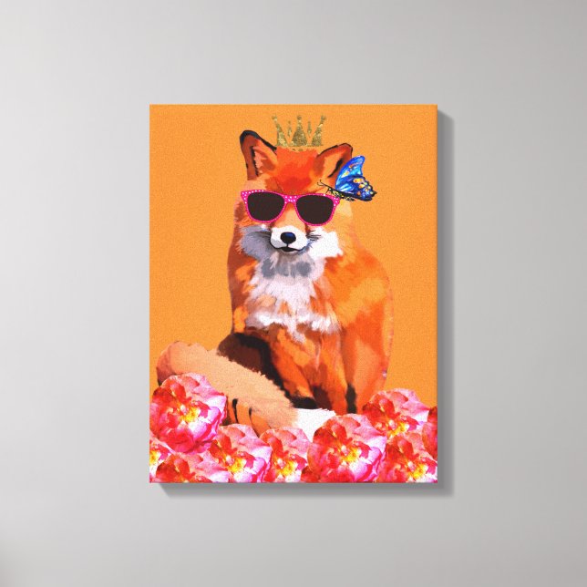 Fox Art-Kanvastryck Canvastryck (Framsida)