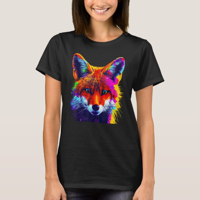 Fox Artwork  Animal  Animal Fox 6 T Shirt (Framsida)