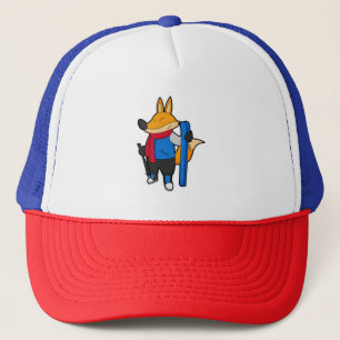 Fox as Skier med Ski Keps