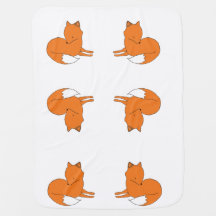 Fox Baby Blanket