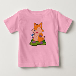 Fox Baby flaska Mjölk T Shirt